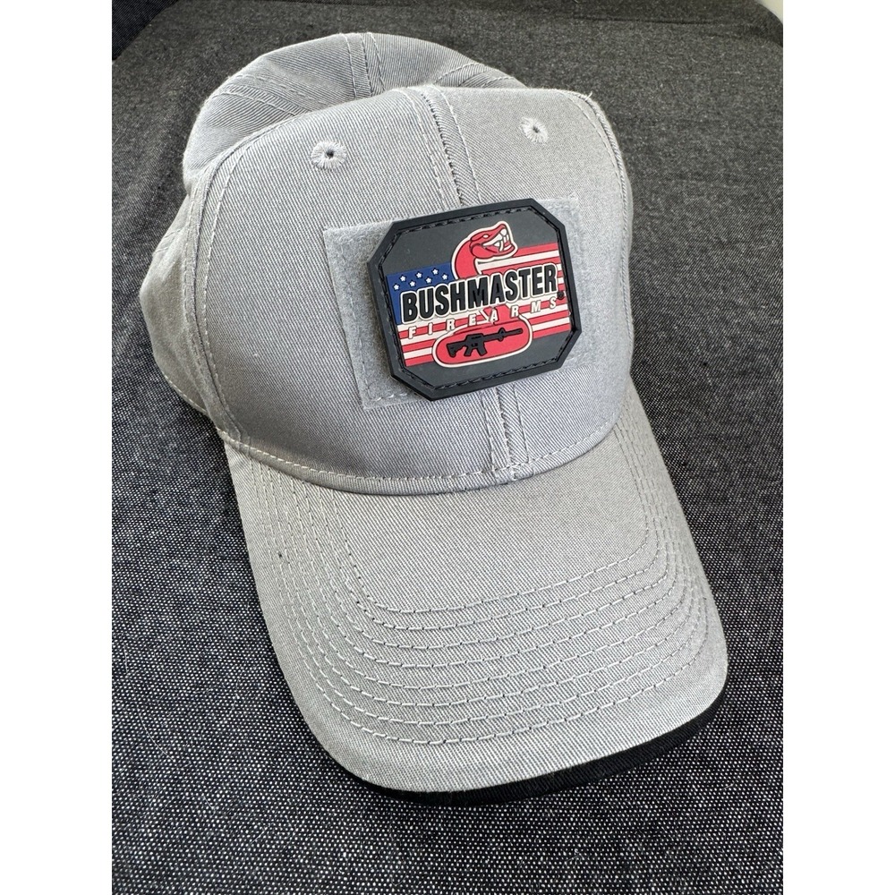 Glock Professional Hat Light Gray W/ Bushmaster Firearms Patch Adjustable OSFM